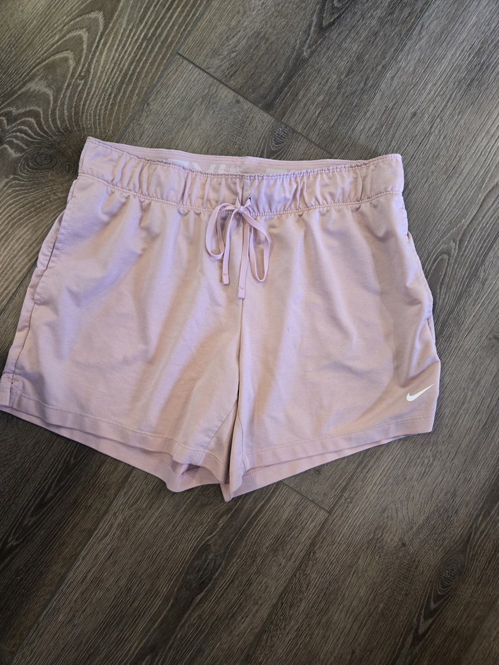 Nike Women’s Light Pink Drawstring Athletic Shorts